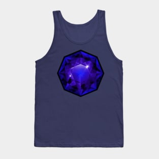 Octacore Blue and Purple Gemstone Tank Top